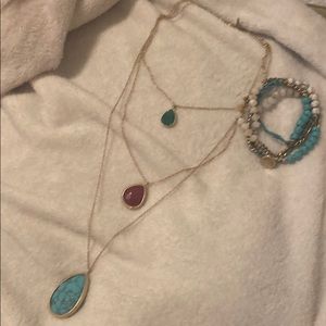 Chloe + Isabel necklace and bracelet